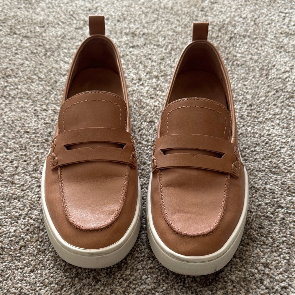 Vionic Leather Slip-On Loafers - Picture 5 of 6